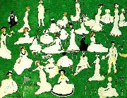 Kazimir Malevich relaxing oil on canvas